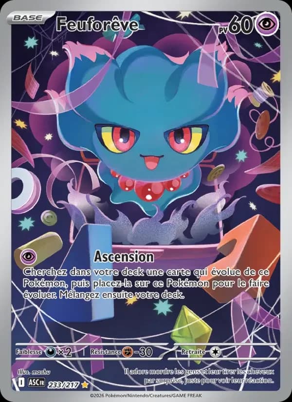 Carte Pokémon Feuforêve #233 — Héros Transcendants