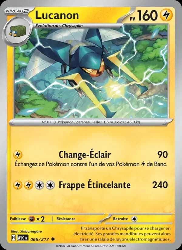 Carte Pokémon Lucanon #066 — Héros Transcendants