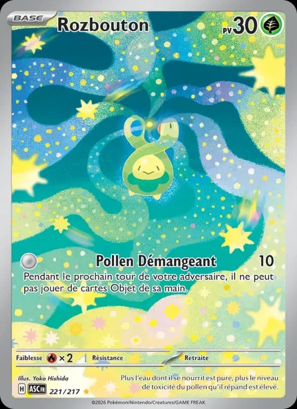 Carte Pokémon Rozbouton #221 — Héros Transcendants