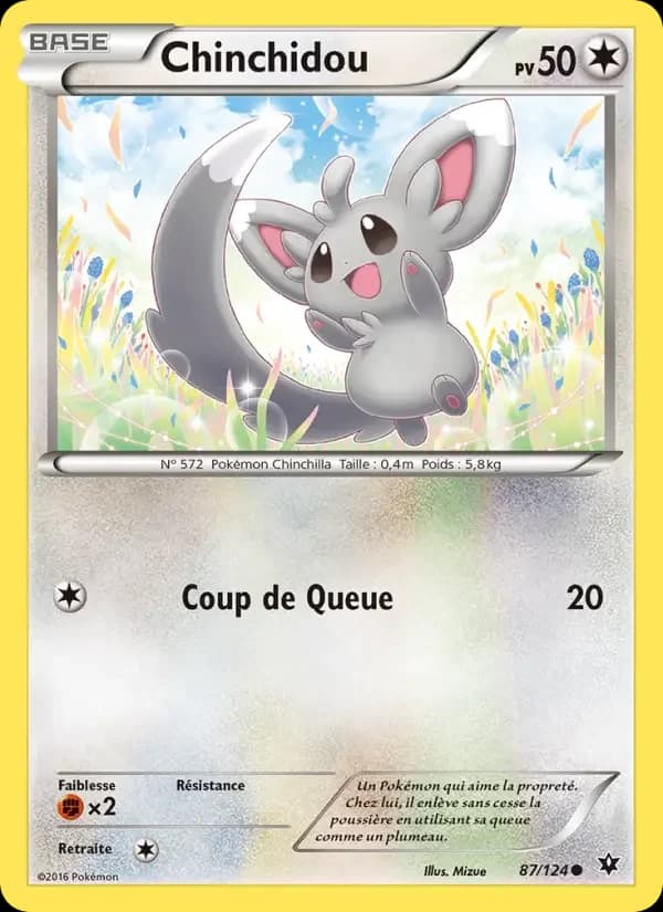 Carte Pokémon Chinchidou #87 — Impact des Destins