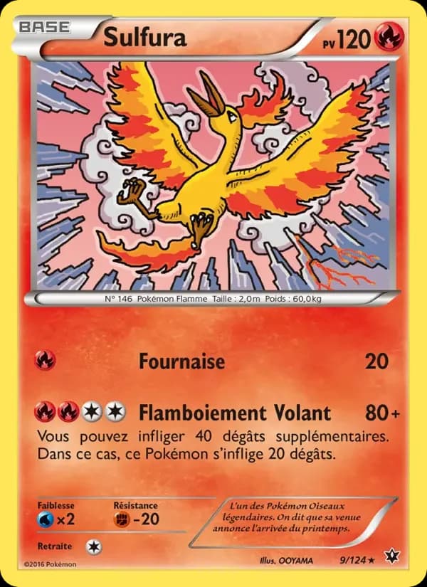 Carte Pokémon Sulfura #9 — Impact des Destins