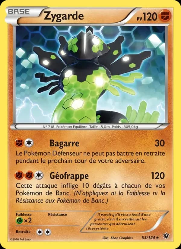 Carte Pokémon Zygarde #53 — Impact des Destins