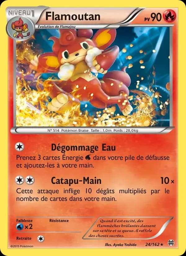 Carte Pokémon Flamoutan #24 — Impulsion TURBO