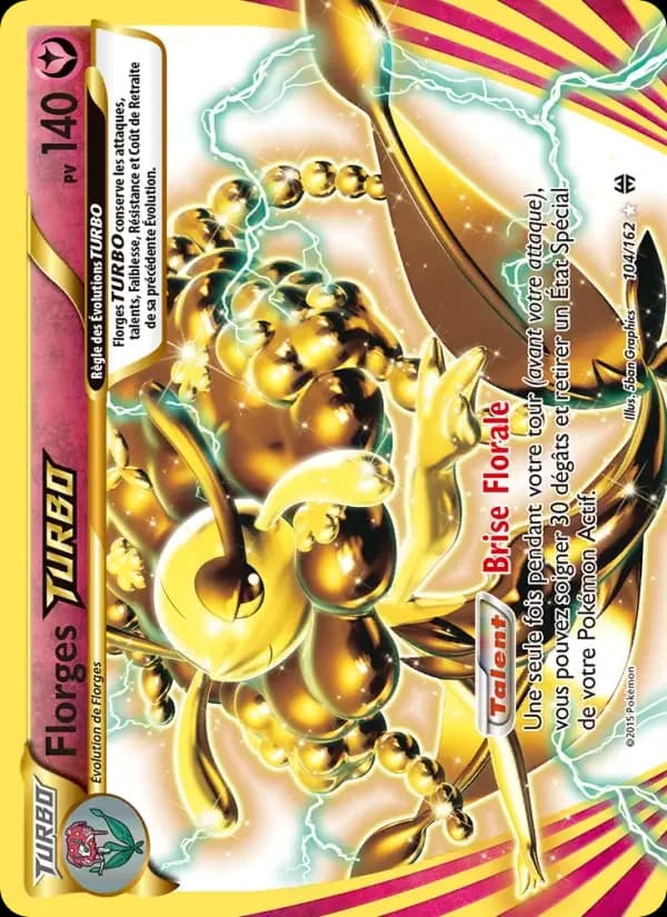 Carte Pokémon Florges TURBO #104 — Impulsion TURBO