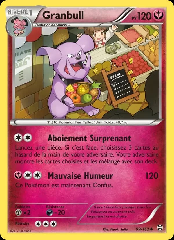 Carte Pokémon Granbull #99 — Impulsion TURBO