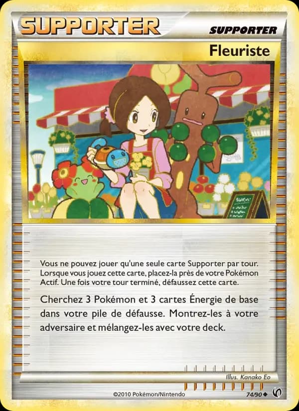 Carte Pokémon Fleuriste #74 — Indomptable