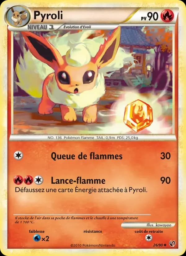 Carte Pokémon Pyroli #26 — Indomptable
