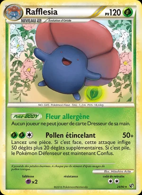 Carte Pokémon Rafflesia #24 — Indomptable