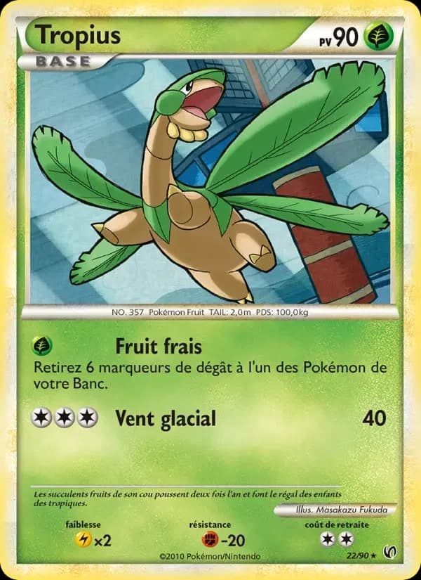 Carte Pokémon Tropius #22 — Indomptable