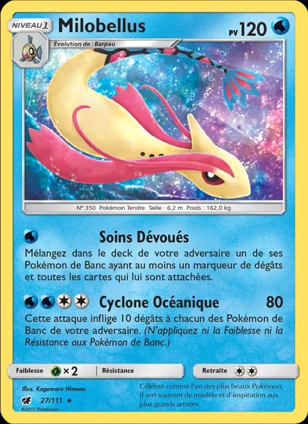 Carte Pokémon Milobellus #27 — Invasion Carmin