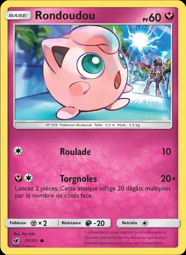 Carte Pokémon Rondoudou #71 — Invasion Carmin