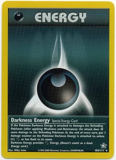 Carte Pokémon 特殊悪エネルギー #104 — 金、銀、新世界へ...