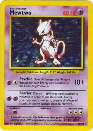 Carte Pokémon ミュウツー #10 — 拡張パック