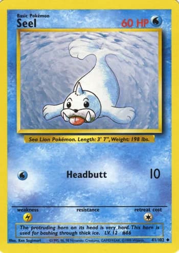 Carte Pokémon パウワウ #41 — 拡張パック