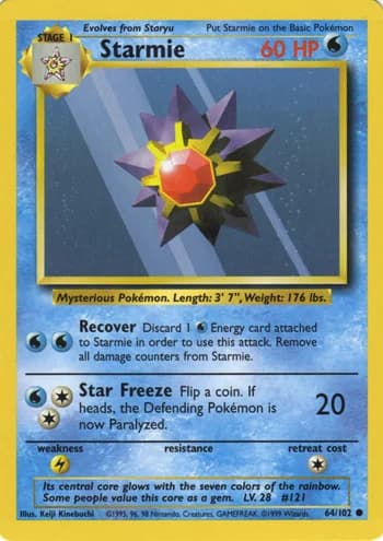 Carte Pokémon スターミー #64 — 拡張パック