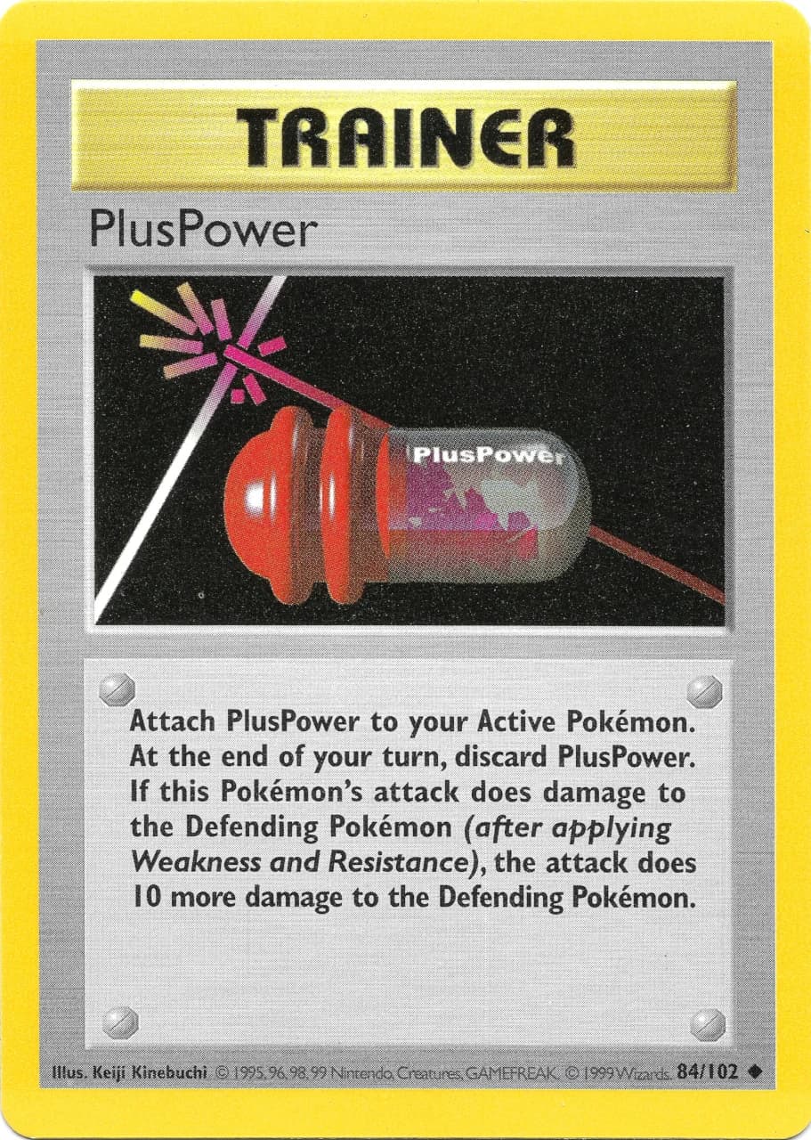 Carte Pokémon プラスパワー #84 — 拡張パック
