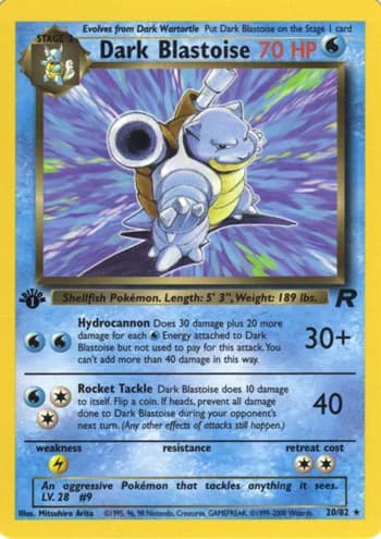 Carte Pokémon わるいカメックス #3 — ロケット団