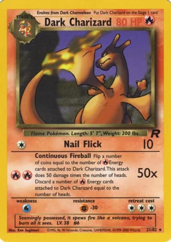 Carte Pokémon わるいリザードン #4 — ロケット団