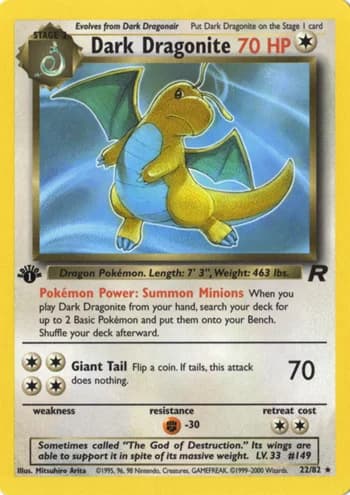 Carte Pokémon わるいカイリュー #5 — ロケット団
