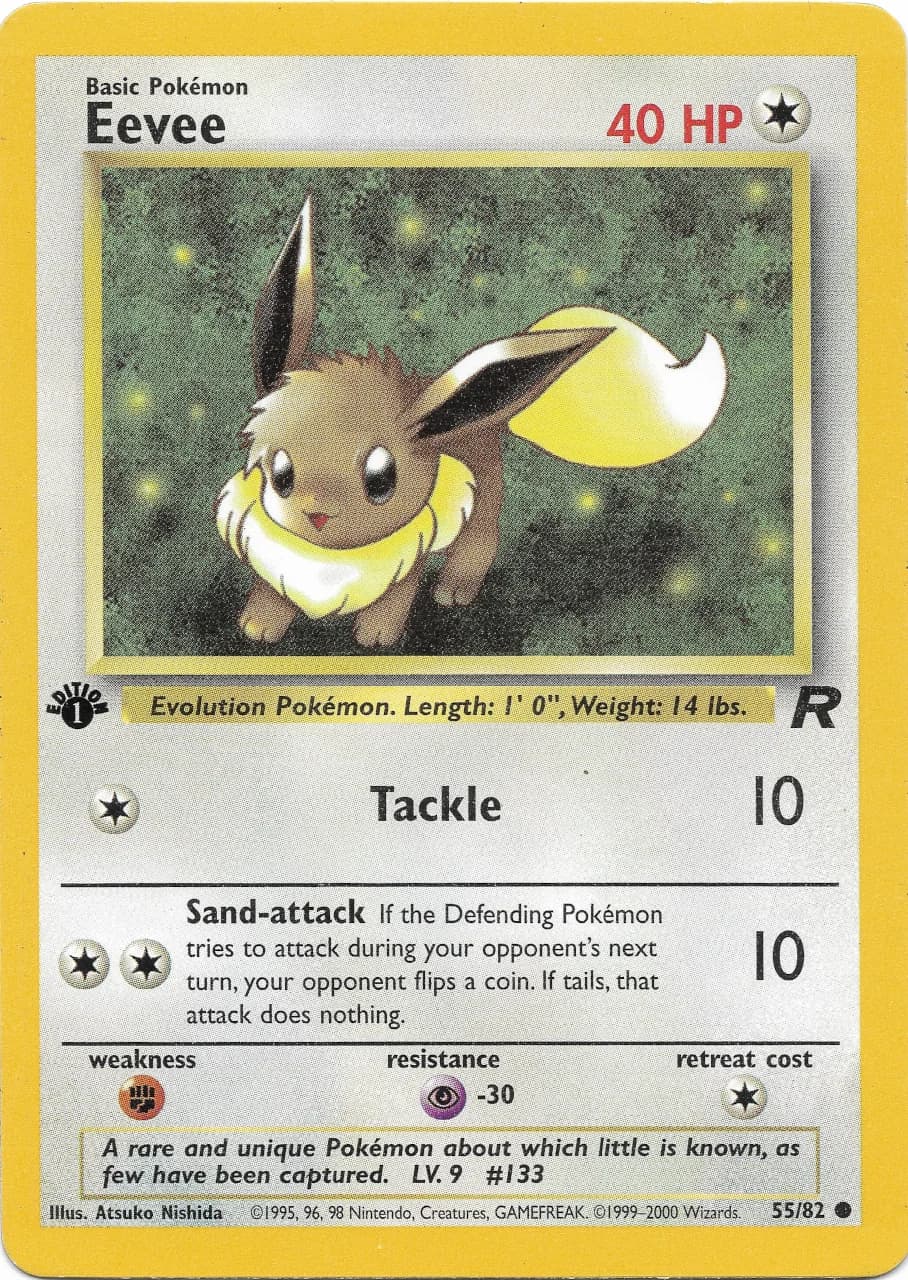 Carte Pokémon イーブイ #55 — ロケット団