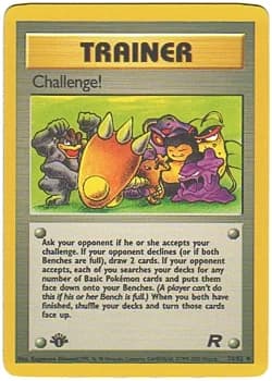 Carte Pokémon たたきつけろ!挑戦状 #74 — ロケット団