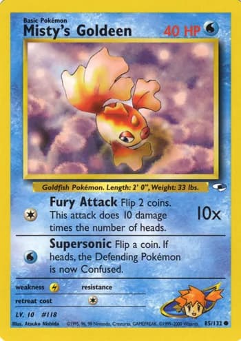 Carte Pokémon カスミのトサキント #85 — リーダーズスタジアム