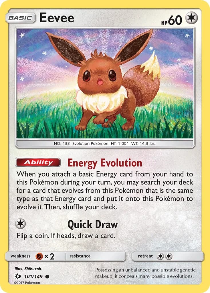 Carte Pokémon Eevee #310 — SM-P Promotional cards