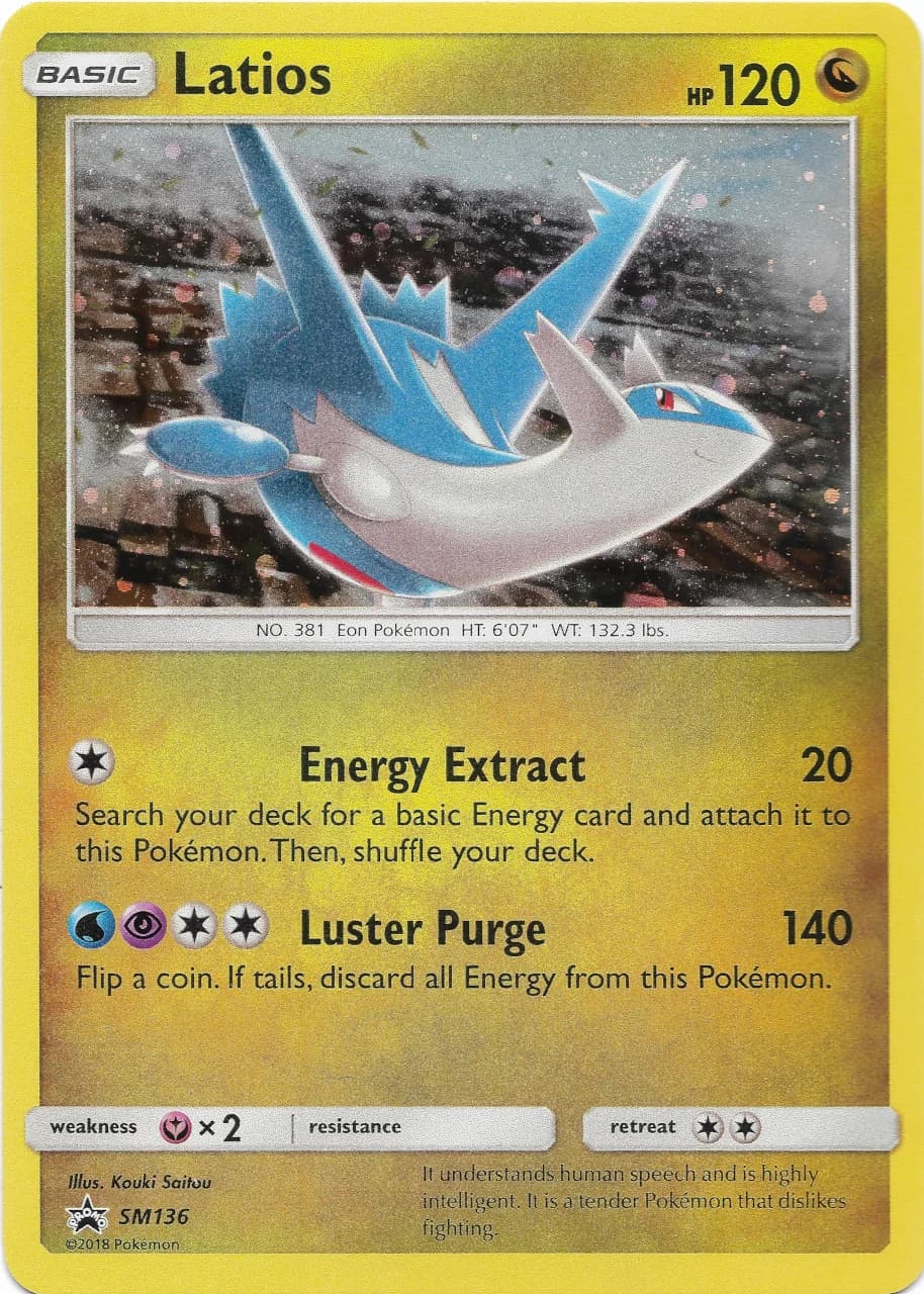 Carte Pokémon Latios #257 — SM-P Promotional cards