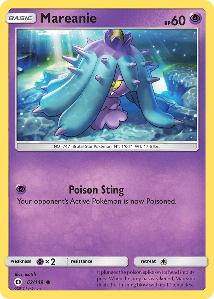 Carte Pokémon Mareanie #056 — SM-P Promotional cards