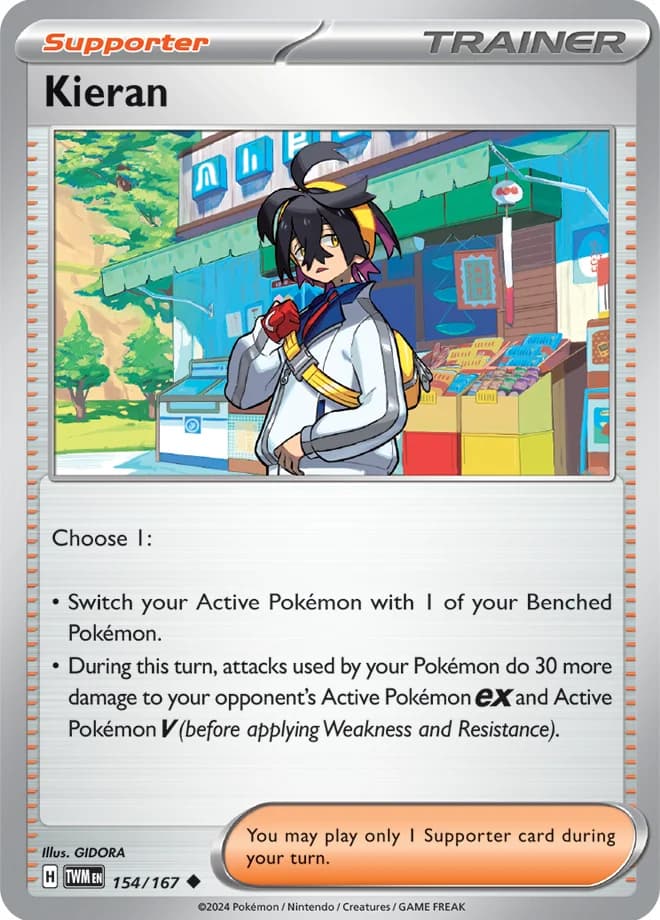 Carte Pokémon Kieran #268 — SV-P Promotional cards