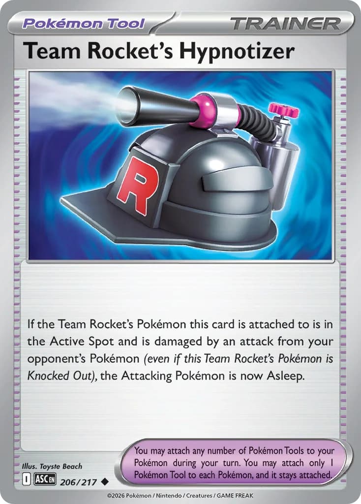Carte Pokémon Team Rocket's Hypnotizer #267 — SV-P Promotional cards