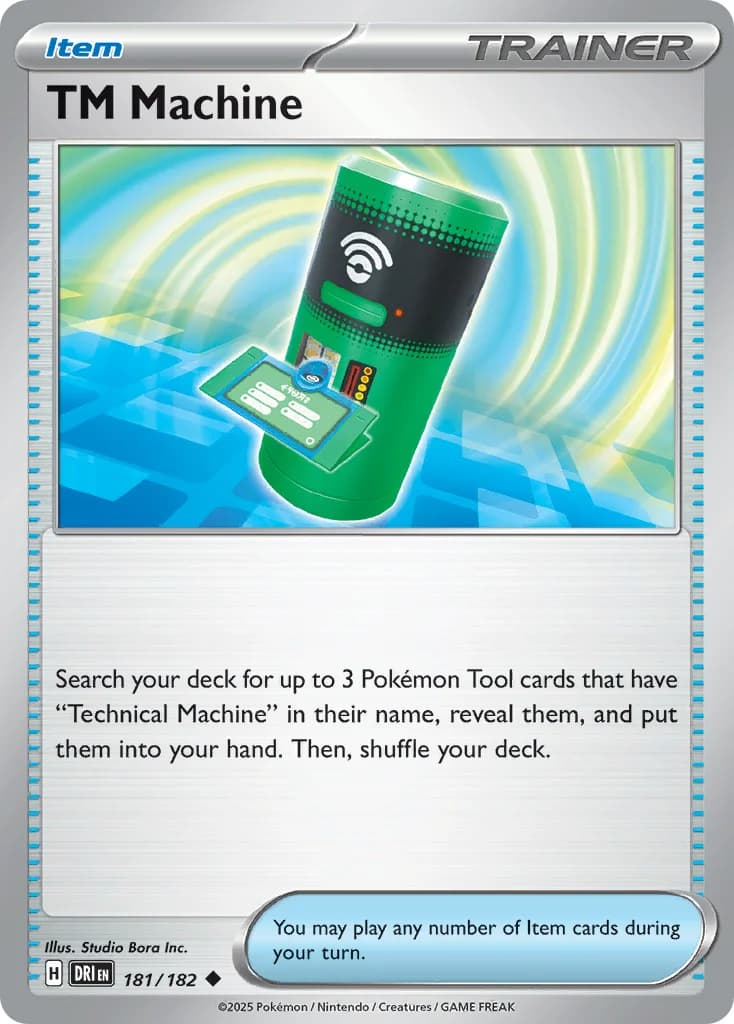 Carte Pokémon TM Machine #189 — SV-P Promotional cards