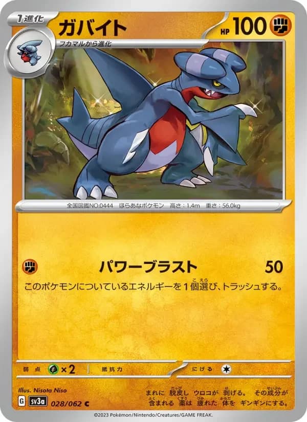 Carte Pokémon ガバイト #028 — Raging Surf