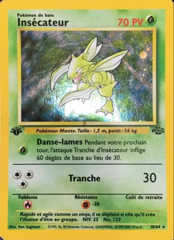 Carte Pokémon Insécateur #10 — Jungle