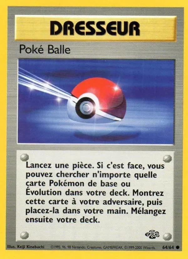 Carte Pokémon Poké Balle #64 — Jungle