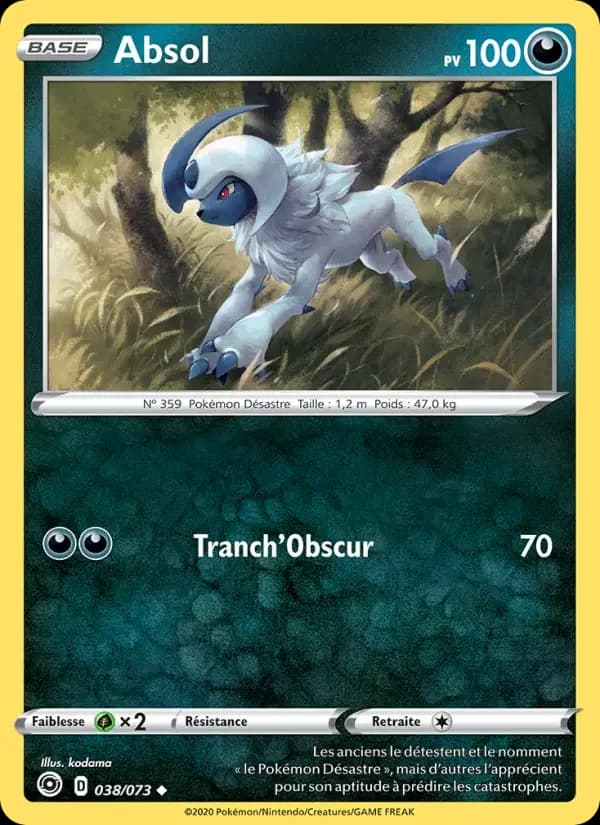 Carte Pokémon Absol #38 — La Voie du Maître