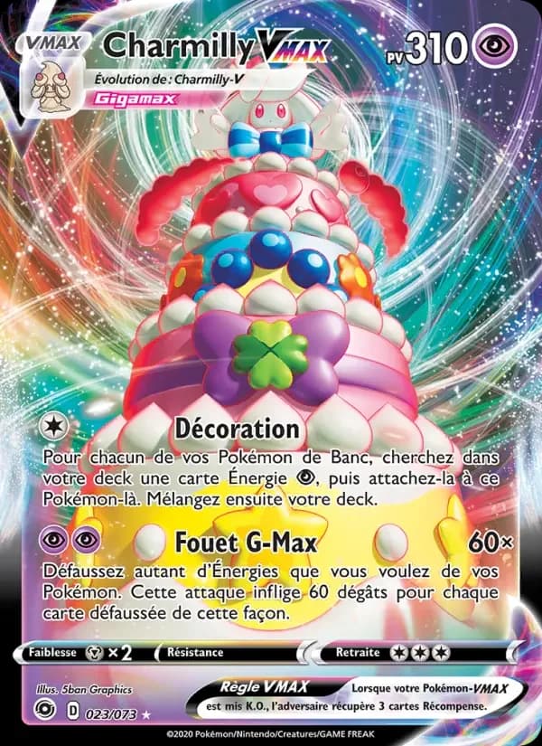 Carte Pokémon Charmilly VMAX #23 — La Voie du Maître