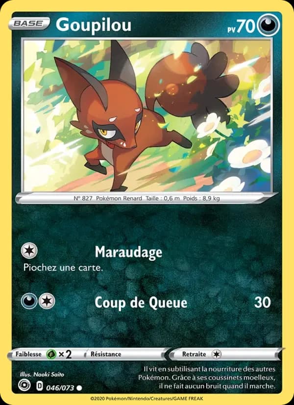 Carte Pokémon Goupilou #46 — La Voie du Maître