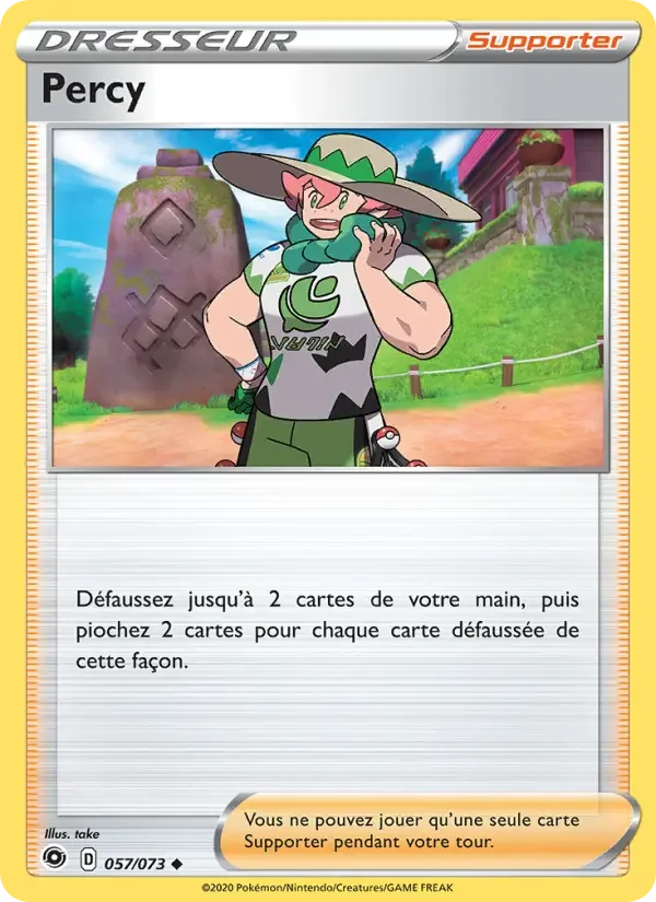 Carte Pokémon Percy #57 — La Voie du Maître