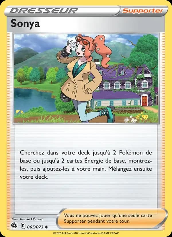 Carte Pokémon Sonya #65 — La Voie du Maître