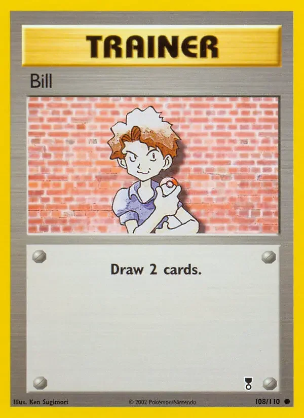Carte Pokémon Bill #108 — Legendary Collection