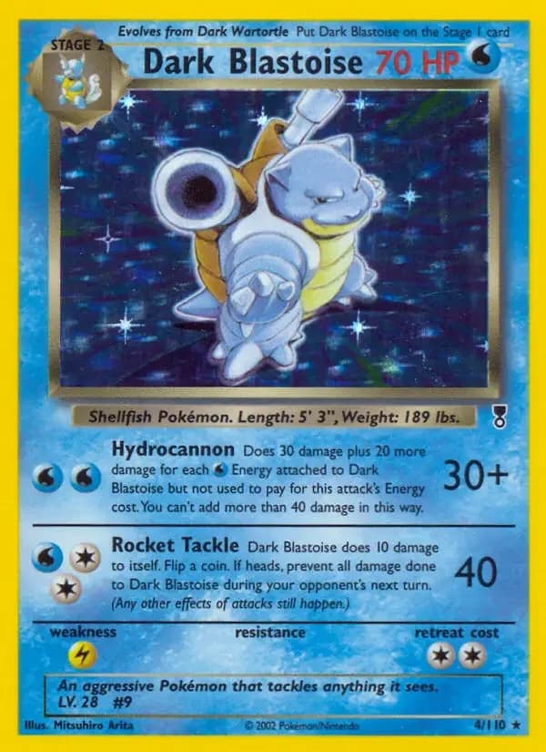 Carte Pokémon Dark Blastoise #4 — Legendary Collection