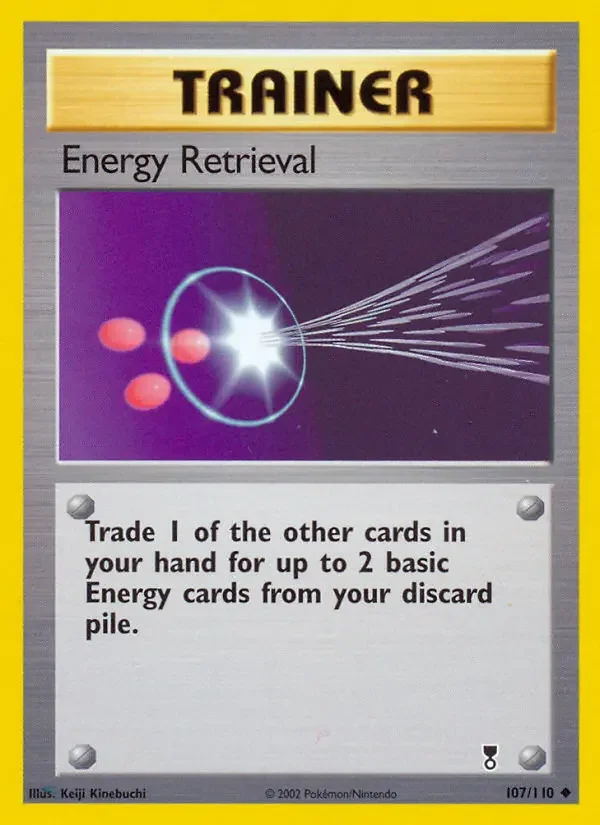 Carte Pokémon Energy Retrieval #107 — Legendary Collection