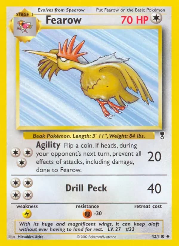 Carte Pokémon Fearow #42 — Legendary Collection