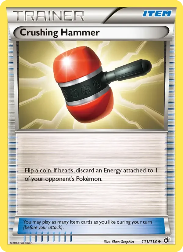 Carte Pokémon Crushing Hammer #111 — Trésors Légendaires