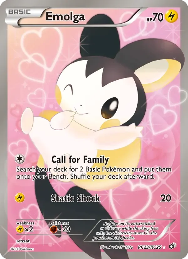 Carte Pokémon Emolga #RC23 — Trésors Légendaires