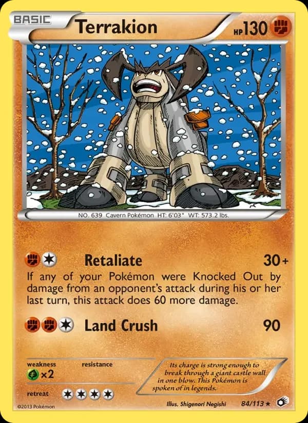 Carte Pokémon Terrakium #84 — Trésors Légendaires