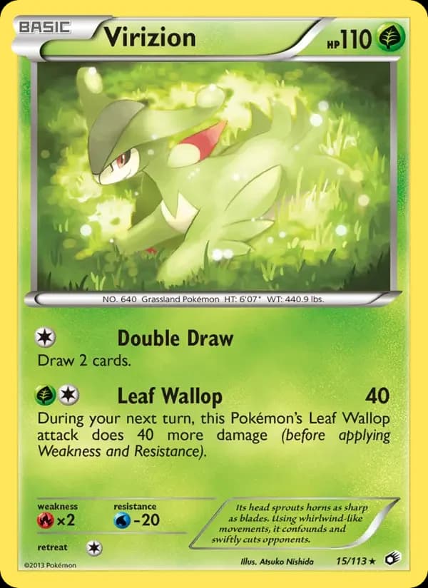 Carte Pokémon Viridium #15 — Trésors Légendaires