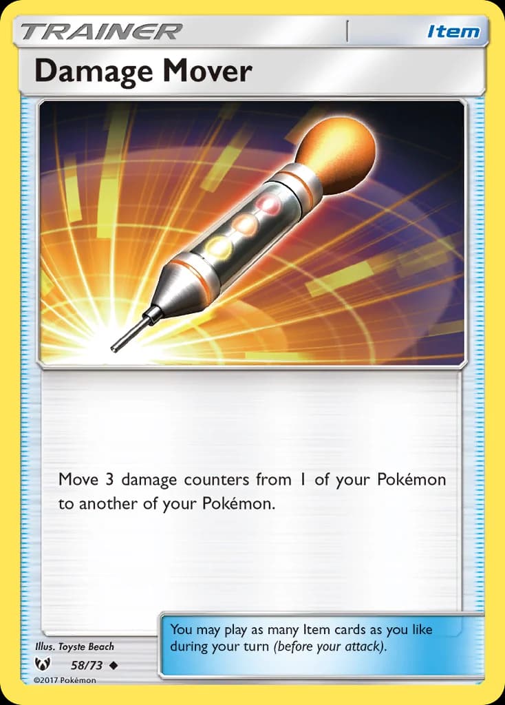 Carte Pokémon Déplace Dégâts #58 — Légendes Brillantes