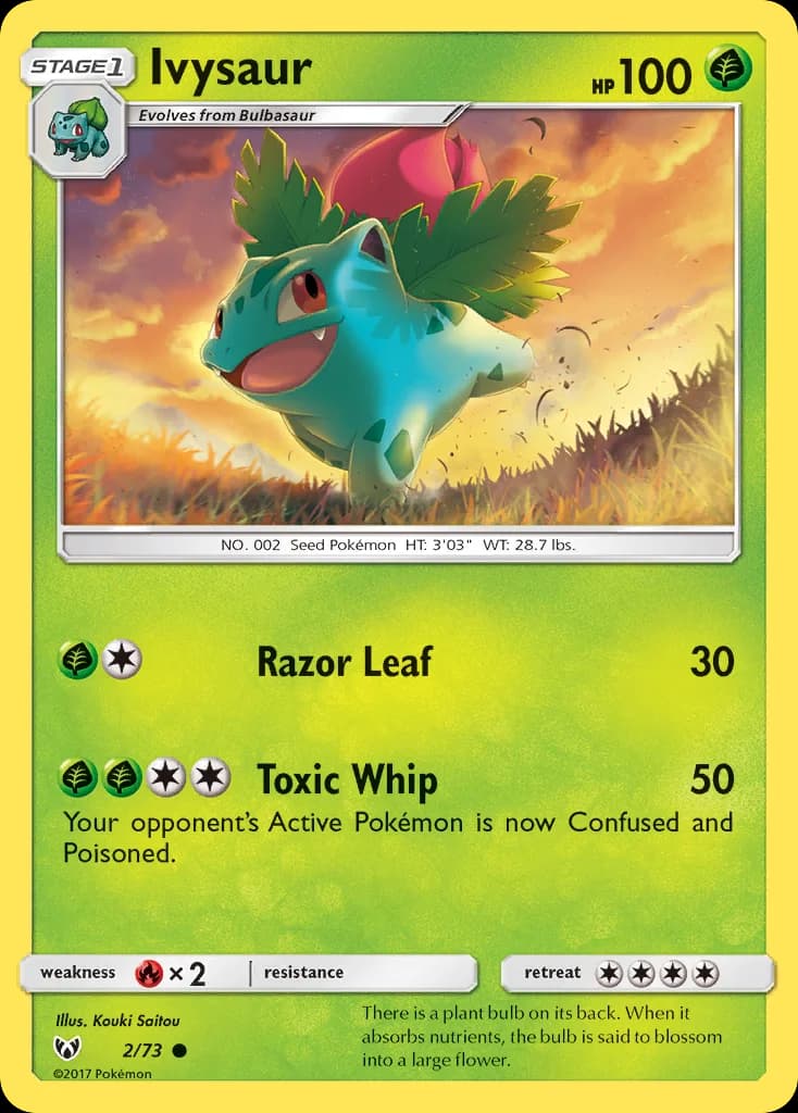 Carte Pokémon Herbizarre #2 — Légendes Brillantes